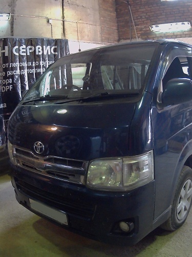 Toyota Hiace — отключение сажевого фильтра