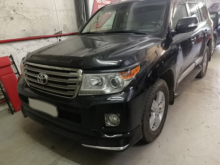 Toyota Land Criuser 200 TDI отключаем, глушим EGR, чистим впуск, тюнинг stage 2