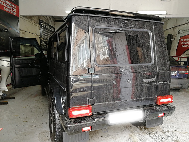 Mercedes G500 296лс – чиптюниг и EURO2