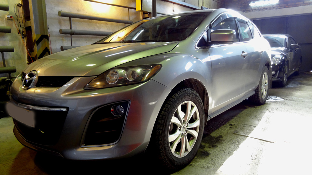 MAZDA CX7 Turbo — Чип-тюнинг и отключение катализатора