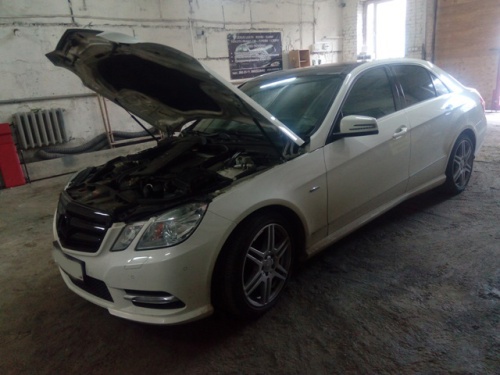 Mercedes E350 306hp 2014 — увеличение мощности
