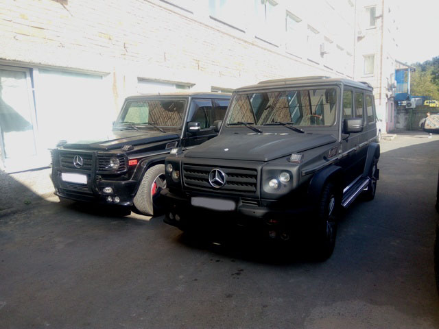Mercedes Benz G500 — два автомобиля на чип-тюнинг