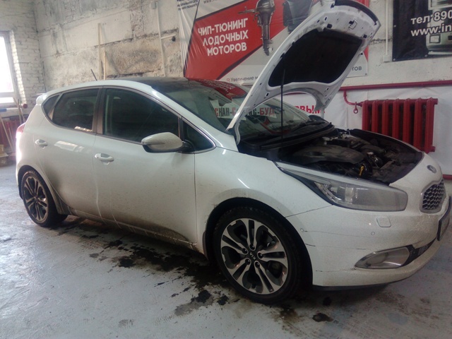 Kia Ceed 1600cc — чиптюнинг и Евро2