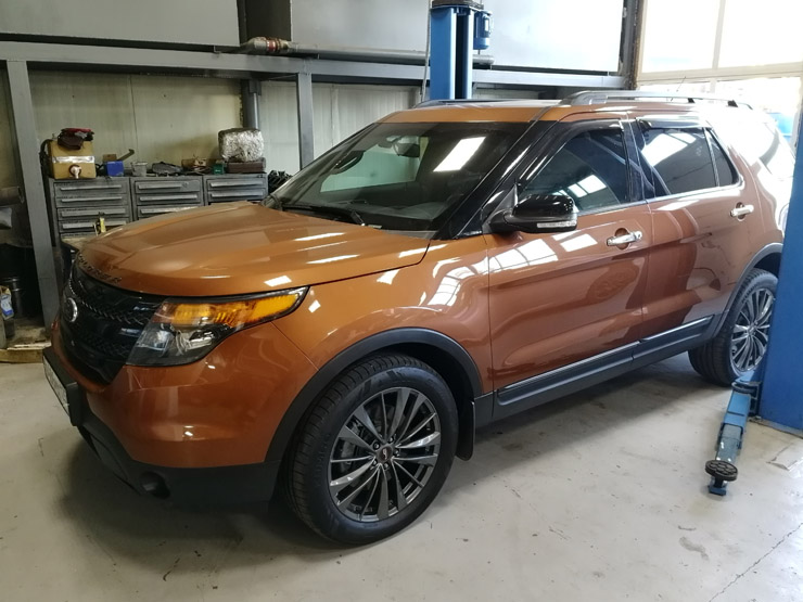 Ford Explorer 3500 turbo чиптюнинг во Владивостоке