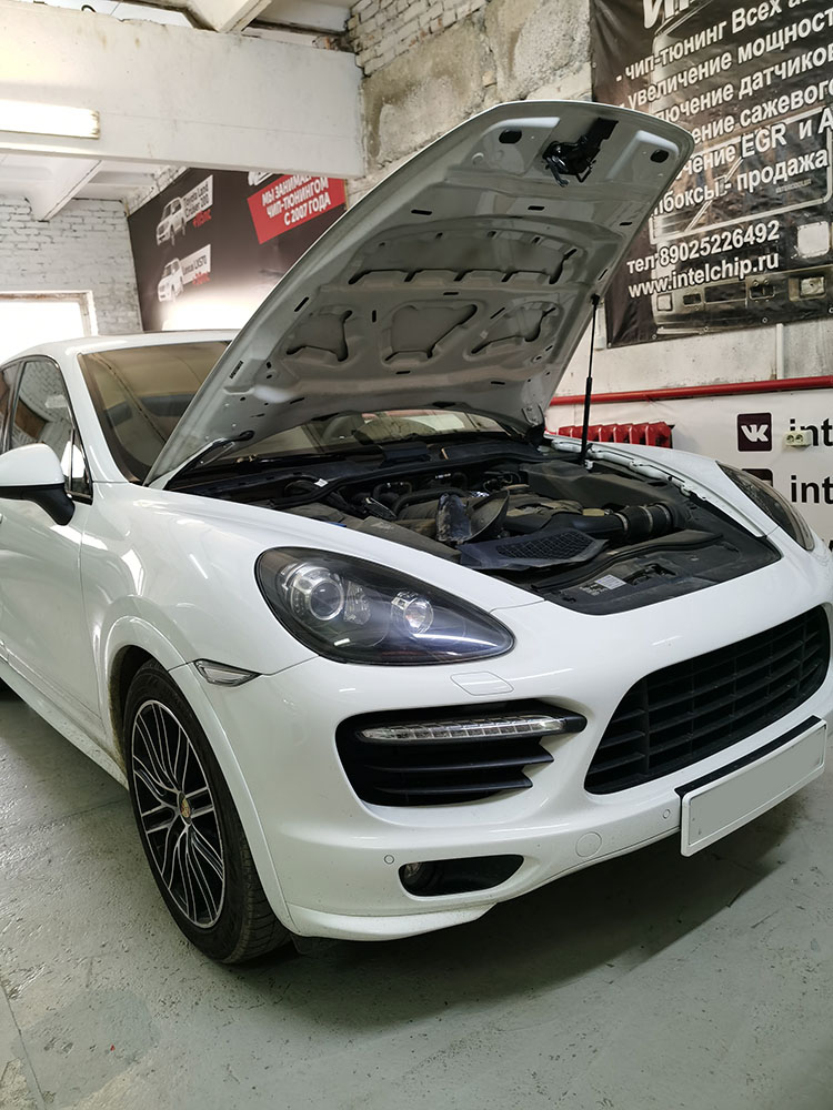 Porsche cayenne 958 4800 SDI8 чип тюнинг во Владивостоке